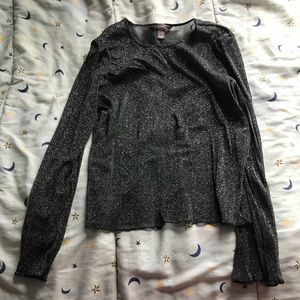 Glittery Victoria’s Secret long sleeve top